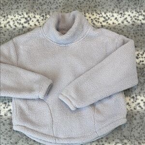 All in Motion Light Gray Women's Funnel Neck Sweatshirt